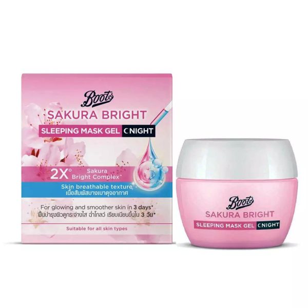 Boots Sakura Bright sleeping mask gel