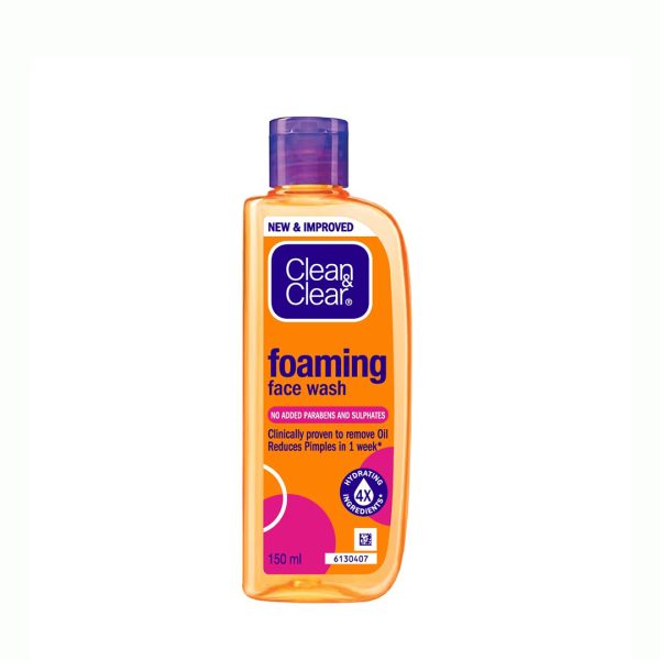 CLEAN & CLEAR Foaming Face Wash (Orange)