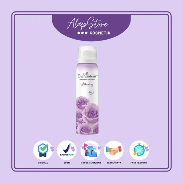 Enchanteur Alluring body spray (purple) - 150ml