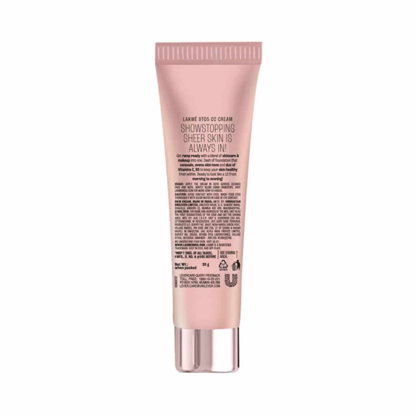 Lakme 9 To 5 CC Complexion Care Cream - 02 Honey