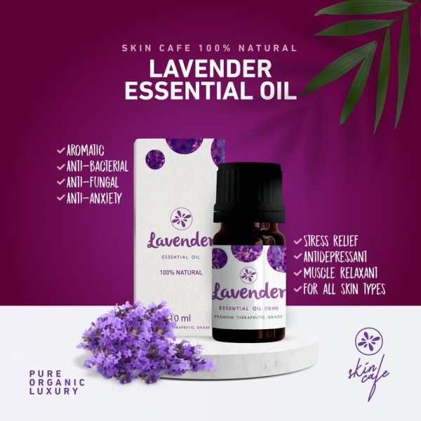 Skin Cafe 100% Natural Lavender Essential Oil - ModernBeautyBD