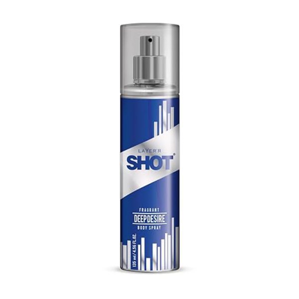 Layer'r Shot Deep Desire Body Spray , long-lasting deodorant for men - at Modern Beauty BD.