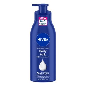 Nivea Body Lotion Nourishing Body Milk 5in1 Complete Care for 48 The non-greasy formula absorbs quickly, leaving your skin feeling soft, smooth, and deeply nourished all day long. hours ModernBeautyBD