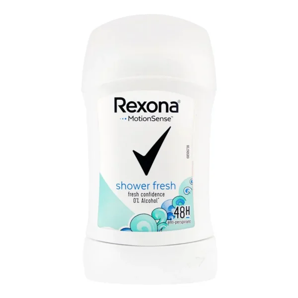 Rexona Women Shower Fresh Anti-Perspirant Stick 40g, long-lasting deodorant for women at Modern Beauty BD.