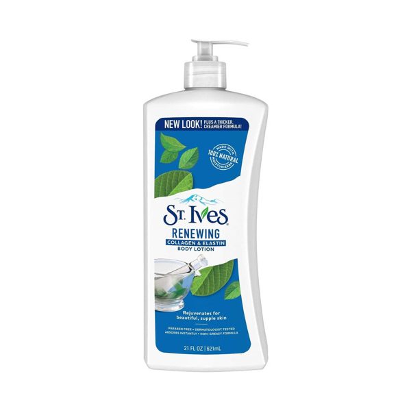 St. Ives Renewing Collagen & Elastin Hand & Body Lotion nourishes and rejuvenates hands and body - ModernBeautyBD