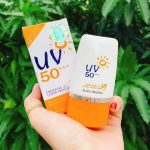 UV 50 Eliza Helena Sun Cream provides expert sun protection for skin.