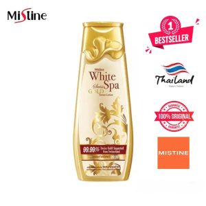 White Spa Swiss Gold Serum Body Lotion brightens and deeply nourishes skin.