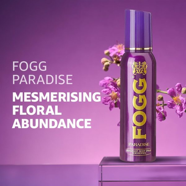 Fogg Paradise Men Body Spray strong deodorant for men with all-day freshness.