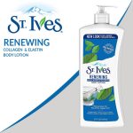 St. Ives Renewing Collagen & Elastin Hand & Body Lotion nourishes and rejuvenates hands and body.