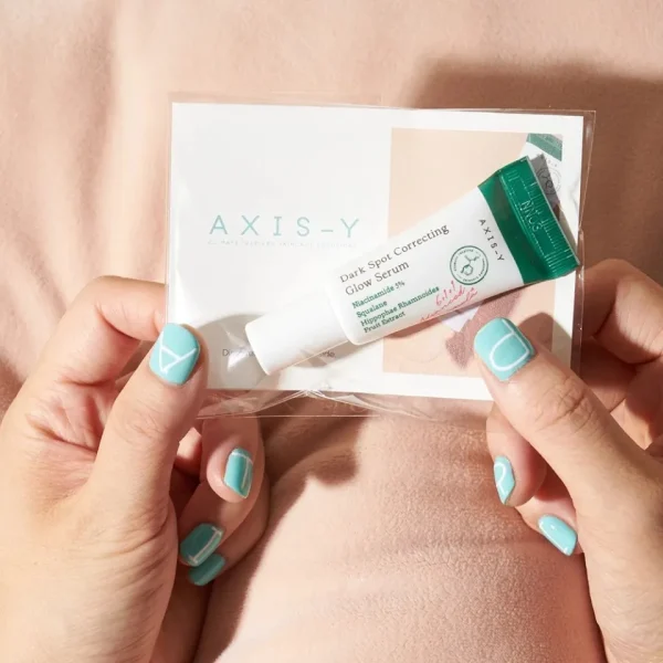 AXIS-Y Dark Spot Correcting Glow Serum, nourishing serum for brighter even-toned skin.
