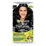 Garnier Hair Color Naturals Natural Black shade 1, 35ml+30g nourishing hair dye kit at Modern Beauty BD.