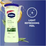 Vaseline Aloe Soothe Body Lotion 400ml (S.A), refreshing daily moisturizer with aloe vera for soft skin.