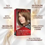 Revlon Silk Hair Color Light Golden Brown 54